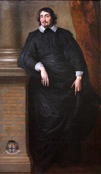 Caesar Alexander Scaglia, Abbot of Staffarda